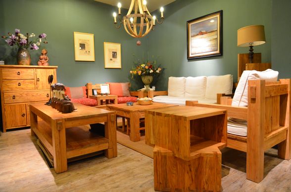 老榆木家具鞋柜