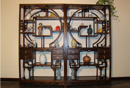 老榆木家具中式博古架