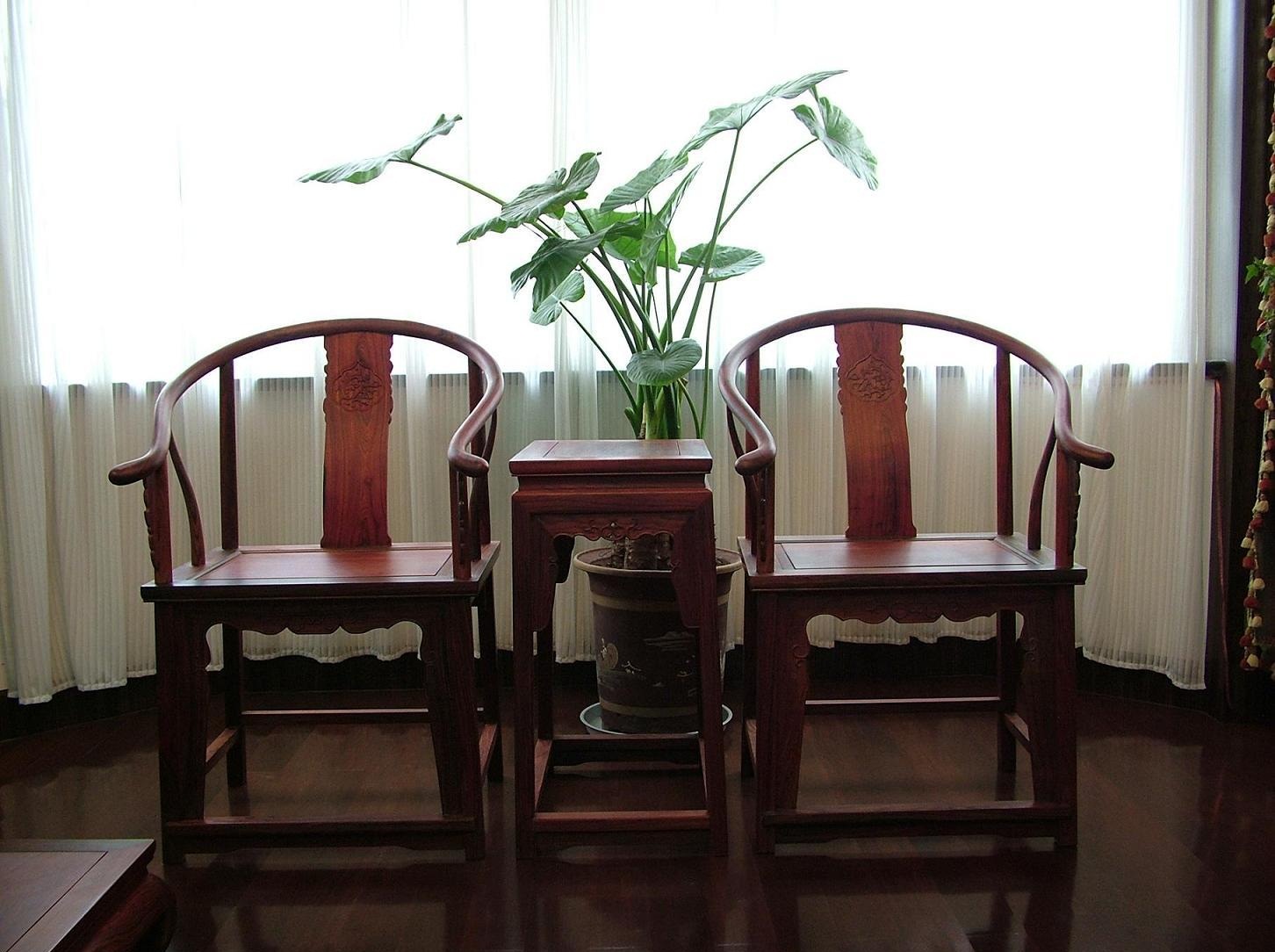 老榆木家具中西圈椅