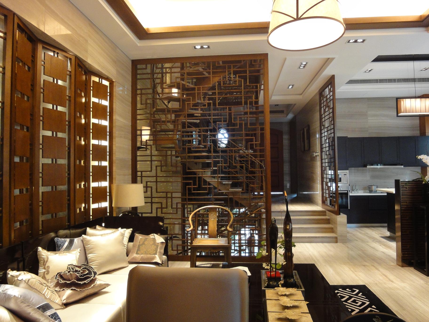 老榆木家具西式屏风