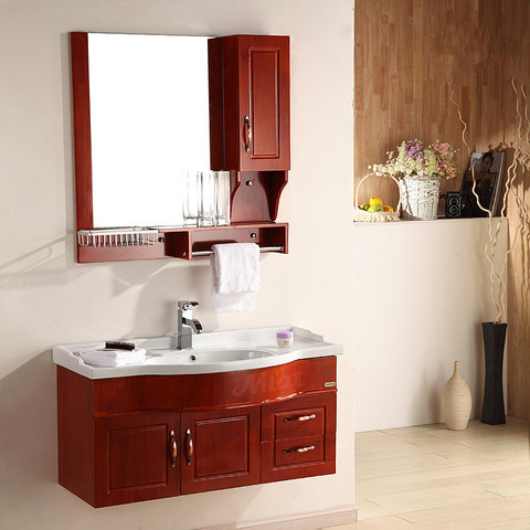 老榆木明清台盆柜