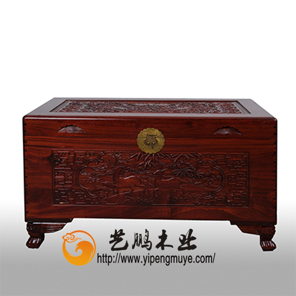 値下げ中国雕刻樟木箱1個 （中式樟木箱1|樟木箱|上海艺鹏木业有限公司 