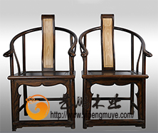 老榆木中式圈椅1