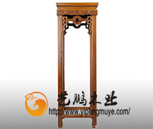 老榆木中式花架1