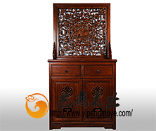 老榆木中式玄关柜/鞋柜1