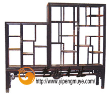 老榆木中式博古架6