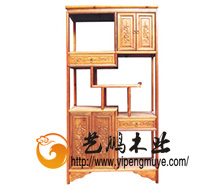 老榆木中式博古架8