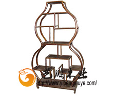 老榆木中式博古架10