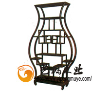 老榆木中式博古架12