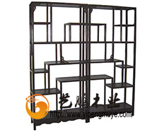 老榆木中式博古架14