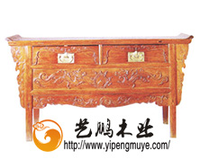 老榆木中式餐边柜1