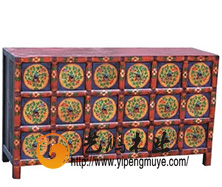 老榆木中式藏柜1