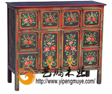 老榆木中式藏柜2