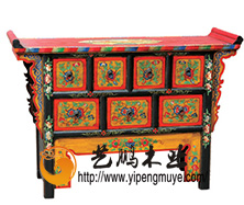 老榆木中式藏柜3