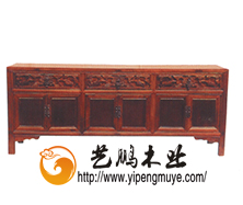 老榆木中式电视柜8