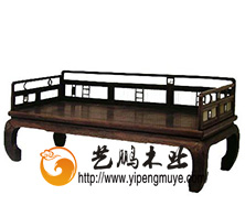 老榆木中式罗汉床4