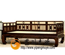 老榆木中式罗汉床7