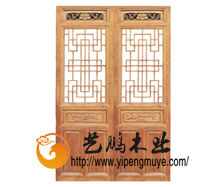 老榆木仿古木门1