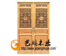 老榆木仿古木门2