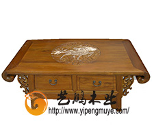 老榆木中式茶几2