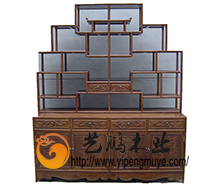 老榆木中式博古架20