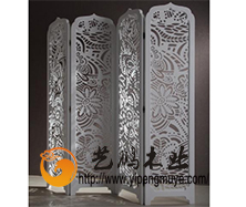 老榆木西式屏风2