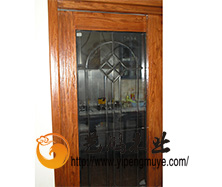 老榆木风化木门7