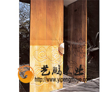 老榆木仿古木门3