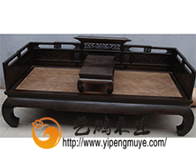 老榆木中式罗汉床13