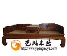 老榆木中式罗汉床11