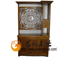 老榆木中式玄关柜/鞋柜3