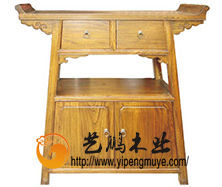 老榆木中式玄关柜/鞋柜9