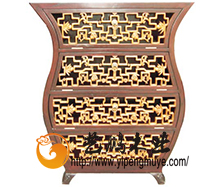 老榆木中式玄关柜/鞋柜12