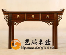 老榆木中式条几4