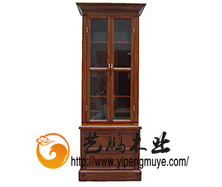 老榆木中式书柜5