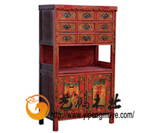 老榆木中式藏柜8