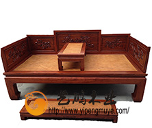 老榆木中式罗汉床15