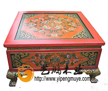 老榆木中式茶几9