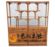 老榆木中式博古架21