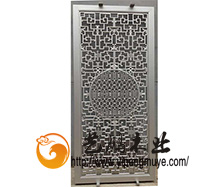 老榆木西式屏风10