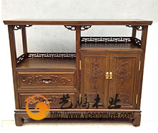 老榆木中式玄关柜/鞋柜15