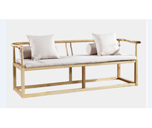 新中式老榆木沙发3