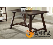 老榆木新中式餐桌2