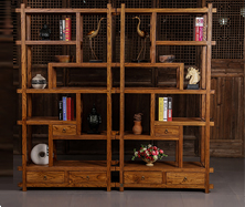 老榆木博古架1