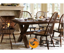 老榆木中式餐桌13