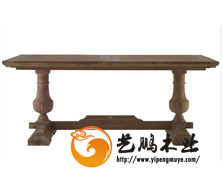 老榆木中式餐桌18