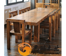 老榆木中式餐桌19