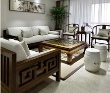 新中式老榆木沙发08