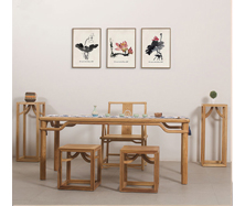 新中式老榆木桌子6